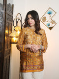 Royal Amber Embroidered Kurta