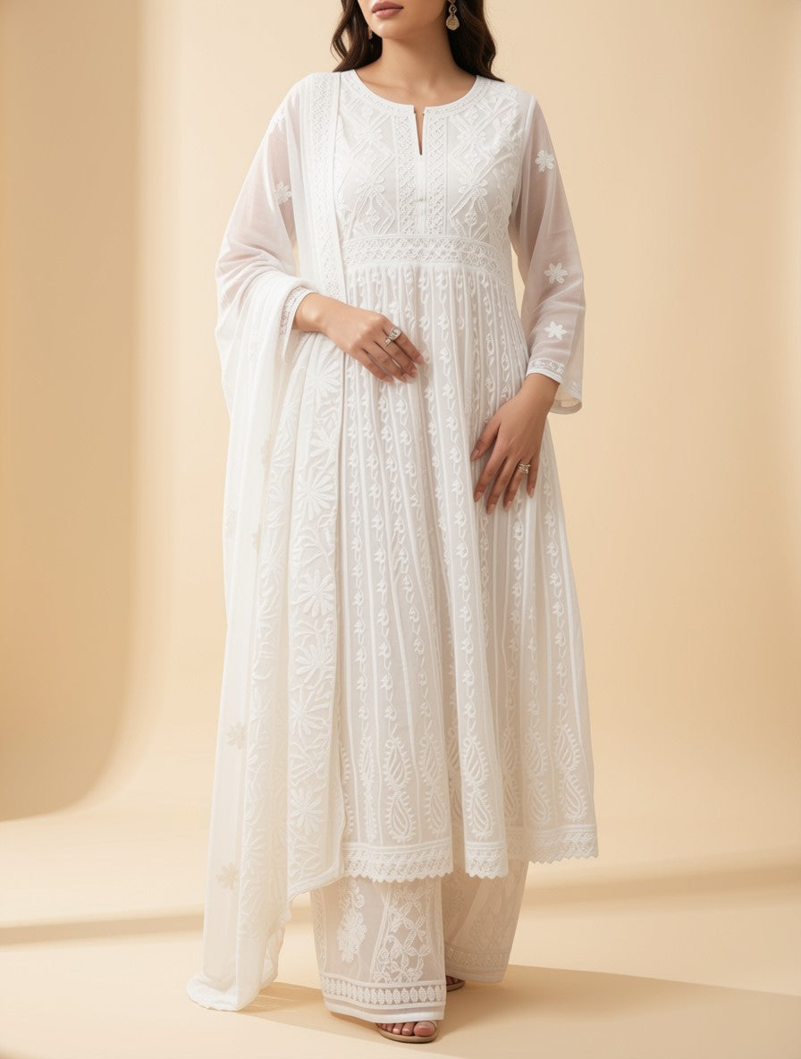 Ivory Grace Embroidered Set